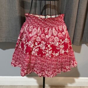 Cowboy Coastal Cranberry Skirt